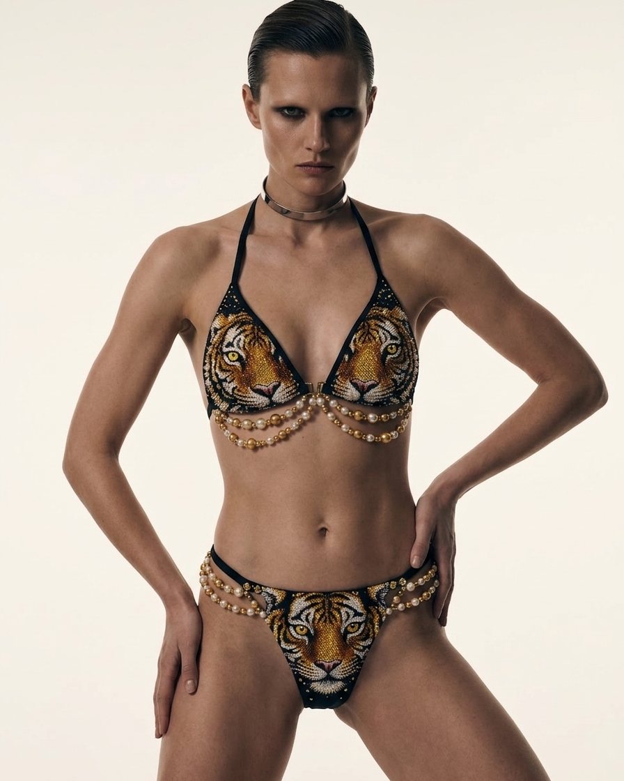 Tiger bikini design campaign